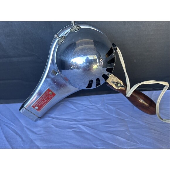 Other - 1950S SUPERIOR ELECTRIC PRODUCTS  CHROME HAIR DRYER #823 W/STAND TESTED &WORKS
